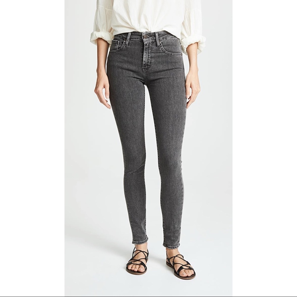 Levi's 721 High Rise Skinny Gray
